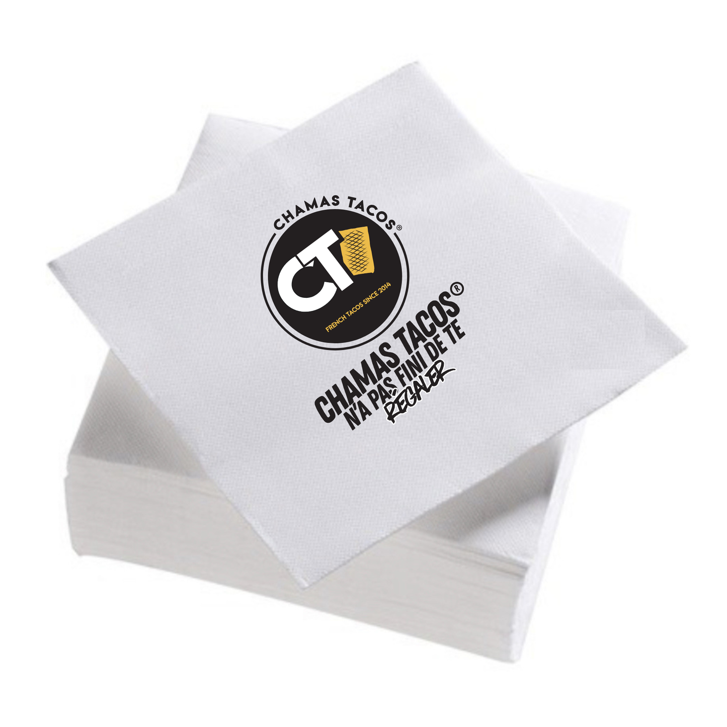 Serviette CHAMAS TACOS 3000 pièces