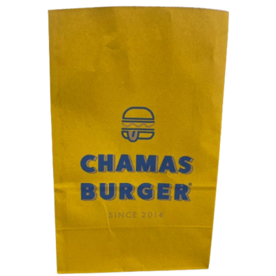 Sac SOS CHAMAS BURGER (180x110x335mm)