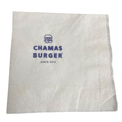 Serviette CHAMAS BURGER